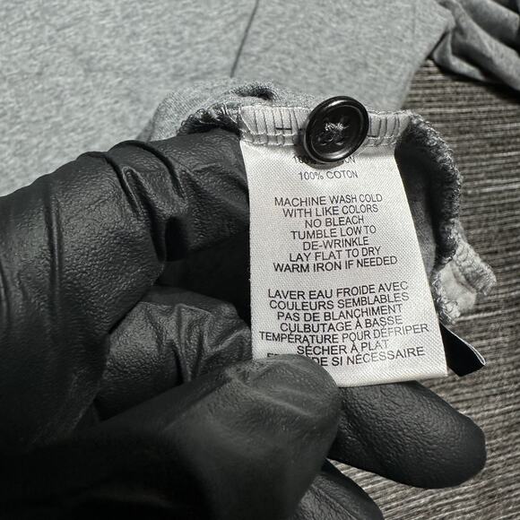 Robert Barakett CARL LS Hoodie Men's 2XL Gray Pullover 3 Button - Picture 9 of 12